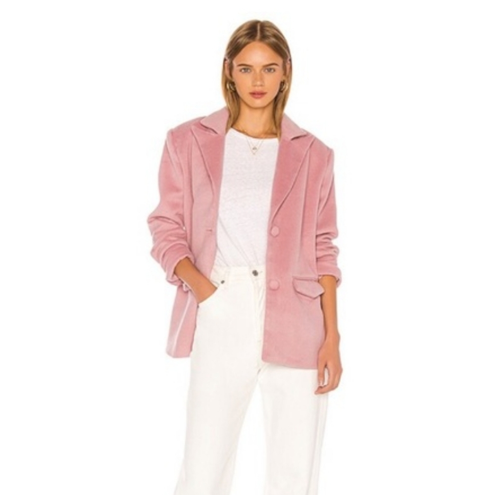 Song of Style pink blazer